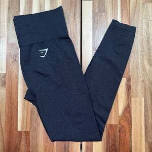 Gymshark Black Marl Vital Seamless Leggings size small